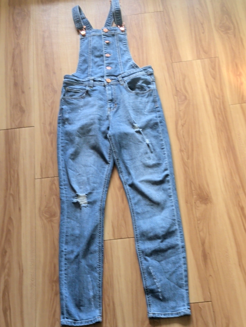 Guess Light Blue Denim Women's Overalls